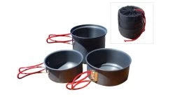 Alpine Mountain Gear Backpacker 3 Piece Cookset