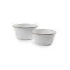 Barebones Enamel Mixing Bowl Set