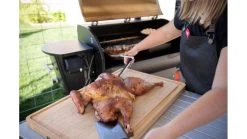 Camp Chef Professional Cutting Board -Outdoor Camping Equipment Store opplanet camp chef professional bamboo cutting board bamboo chop26 usage 1