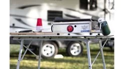 Camp Chef Versatop Portable Flat Top 250 Griddle -Outdoor Camping Equipment Store opplanet camp chef versatop grill 15000 btu hr burner black stainless ftg250 usage 10