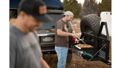 Camp Chef Versatop Portable Flat Top 250 Griddle -Outdoor Camping Equipment Store opplanet camp chef versatop grill 15000 btu hr burner black stainless ftg250 usage 2