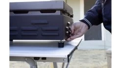 Camp Chef Versatop Portable Flat Top 250 Griddle -Outdoor Camping Equipment Store opplanet camp chef versatop grill 15000 btu hr burner black stainless ftg250 usage 7