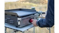Camp Chef Versatop Portable Flat Top 250 Griddle -Outdoor Camping Equipment Store opplanet camp chef versatop grill 15000 btu hr burner multi ftg250 av 2