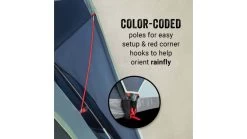 Coleman Skydome Tent 10 Person Blue Nights 5 Minute Setup -Outdoor Camping Equipment Store opplanet coleman skydome tent 10 person blue nights 5 minute setup av 5