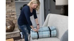 Disc-O-Bed Adult Large Duvalay With Luxury Memory Foam Sleeping Bag & Duvet -Outdoor Camping Equipment Store opplanet disc o bed duvalay with luxury memory foam sleeping bag duvet adults ocean plaid large 50214 av 6