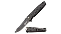 Elite Tactical Readiness Spring Assisted Knives -Outdoor Camping Equipment Store opplanet elite tactical readiness spring assisted knife 3 5 in 8cr13 stainless steel drop point not serrated black et a001bk main