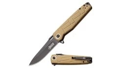 Elite Tactical Readiness Spring Assisted Knives -Outdoor Camping Equipment Store opplanet elite tactical readiness spring assisted knife 3 5 in 8cr13 stainless steel drop point not serrated tan et a001tn main