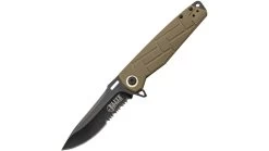 Elite Tactical Readiness Spring Assisted Knives -Outdoor Camping Equipment Store opplanet elite tactical tactical linerlock folding knife 3 5in black finish partially serrated 8cr13mov stainless blade tan tan textured nylon handle et a001tns main