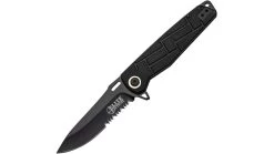 Elite Tactical Readiness Spring Assisted Knives -Outdoor Camping Equipment Store opplanet elite tactical tactical linerlock folding knife black black textured nylon handle et a001bks main