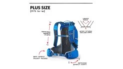 Gregory Miwok 18 Plus Pack -Outdoor Camping Equipment Store opplanet gregory miwok 18 plus pack reflex blue one size 139270 0602 av 3