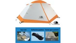 Hyke & Byke Yosemite Backpacking Tent W/ Footprint - 2 Person -Outdoor Camping Equipment Store opplanet hyke byke yosemite backpacking tent w footprint 2 person 11883286150 av 3