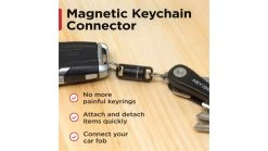 KeySmart MagConnect Pro Locking Magnetic Quick Connect 19 KeySmart MagConnect Pro Locking Magnetic Quick Connect -Outdoor Camping Equipment Store opplanet keysmart magconnect pro locking magnetic quick connect black ks847 blk av 7