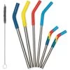 Klean Kanteen Straw Combo - 6 Pack -Outdoor Camping Equipment Store opplanet klean kanteen straw combo 6 pack multi color brushed stainless 1009506 main