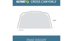 Klymit Cross Canyon Tent -Outdoor Camping Equipment Store opplanet klymit cross canyon tent 3 person red grey 09c3rd01c av 5