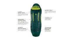 NEMO Equipment Disco 15 Sleeping Bag - Women's -Outdoor Camping Equipment Store opplanet nemo equipment disco 15 sleeping bag womens electra starlit ridge long right zip 811666030962 av 2