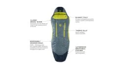 NEMO Equipment Disco 30 Sleeping Bag - Men's -Outdoor Camping Equipment Store opplanet nemo equipment disco 30 sleeping bag mens spark fortress long left zip 811666030948 av 2