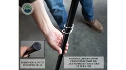 Overland Vehicle Systems Nomadic 270 LT Awning - Driver Side -Outdoor Camping Equipment Store opplanet overland vehicle systems nomadic 270 lt awning driver side dark gray cover with black cover universal 19559907 av 6