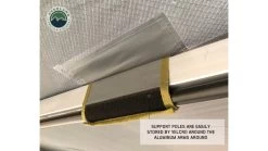 Overland Vehicle Systems Nomadic 270 LT Awning - Driver Side -Outdoor Camping Equipment Store opplanet overland vehicle systems nomadic 270 lt awning driver side dark gray cover with black cover universal 19559907 av 8