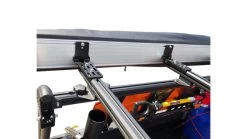 Overland Vehicle Systems Nomadic 270 LT Awning - Driver Side -Outdoor Camping Equipment Store opplanet overland vehicle systems nomadic 270 lt awning driver side dark gray cover with black cover universal 19559907 usage 4