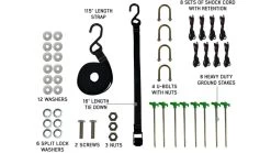 Overland Vehicle Systems Nomadic 270 LT Awning - Driver Side -Outdoor Camping Equipment Store opplanet overland vehicle systems nomadic 270 lt awning driver side dark gray cover with black cover universal 19559907 usage 7