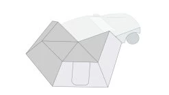 Overland Vehicle Systems Nomadic 270 LT Awning Wall 2 Passenger Side