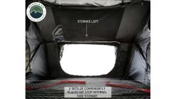 Overland Vehicle Systems Nomadic 4 Extended Roof Top Tent W/ Annex Base -Outdoor Camping Equipment Store opplanet overland vehicle systems nomadic 4 extended roof top tent 4 person w annex base dark gray green 75 x 122 x 51 in 18141936 usage 1