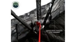 Overland Vehicle Systems Nomadic 4 Extended Roof Top Tent W/ Annex Base -Outdoor Camping Equipment Store opplanet overland vehicle systems nomadic 4 extended roof top tent 4 person w annex base dark gray green 75 x 122 x 51 in 18141936 usage 3