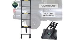 Overland Vehicle Systems Nomadic Extended Roof Top Tent - 4+ Person, 4 Season -Outdoor Camping Equipment Store opplanet overland vehicle systems nomadic extended roof top tent w green rain fly 4p 4s 18149936 av 12