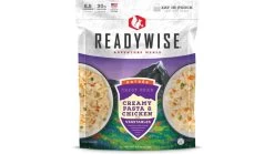 ReadyWise Crest Peak Creamy Pasta & Chicken -Outdoor Camping Equipment Store opplanet readywise 6 ct case crest peak creamy pasta chicken white 8 x 11 25 x 9 75 rw05 006 av 1