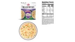 ReadyWise Crest Peak Creamy Pasta & Chicken -Outdoor Camping Equipment Store opplanet readywise 6 ct case crest peak creamy pasta chicken white 8 x 11 25 x 9 75 rw05 006 av 2