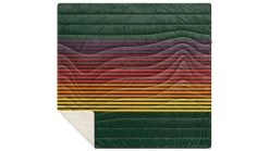 Rumpl Solid Sherpa Puffy Blanket -Outdoor Camping Equipment Store opplanet rumpl sherpa puffy forest rays 2 person tpsb fr1 2 main