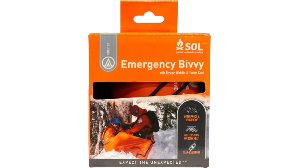 Survive Outdoors Longer Emergency Bivvy With Rescue Whistle 4 Survive Outdoors Longer Emergency Bivvy With Rescue Whistle - Image 2