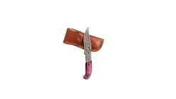 Titan International Knives Damascus Titan Classico Viola-Raindrop Folding Knife