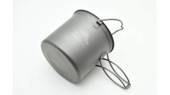 TOAKS Titanium 1100ml Pot W/Bail -Outdoor Camping Equipment Store opplanet toaks titanium 1100ml pot w bail grey pot 1100 bh av 2