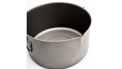 TOAKS Titanium 2000ml Pot W/Bail -Outdoor Camping Equipment Store opplanet toaks titanium 2000ml pot w bail grey pot 2000 bh av 2
