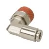 VIAIR 1/4in NPT M To 1/4in Airline 90 Degree Swivel Elbow Fitting
