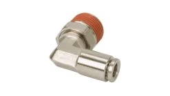 VIAIR 1/4in NPT M To 1/4in Airline 90 Degree Swivel Elbow Fitting